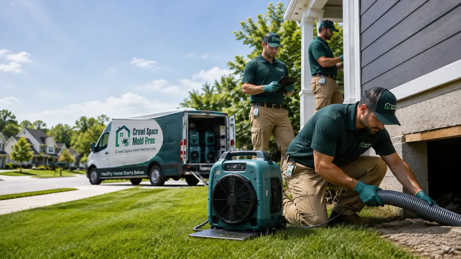 Crawl Space Mold Removal in Black River, MI